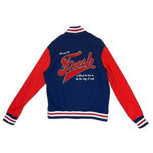 VTG Rocawear Jacket Mens Size Medium Fresh Button Up Varsity Vintage Y2K